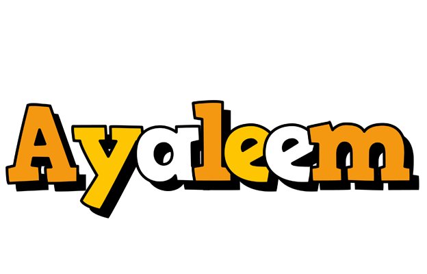 Ayaleem cartoon logo