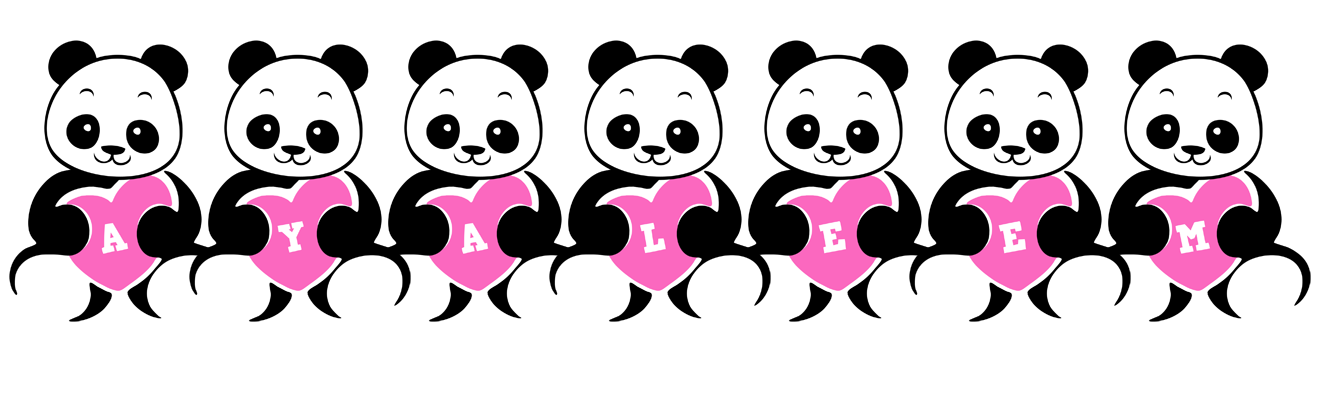Ayaleem love-panda logo