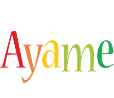 Ayame birthday logo