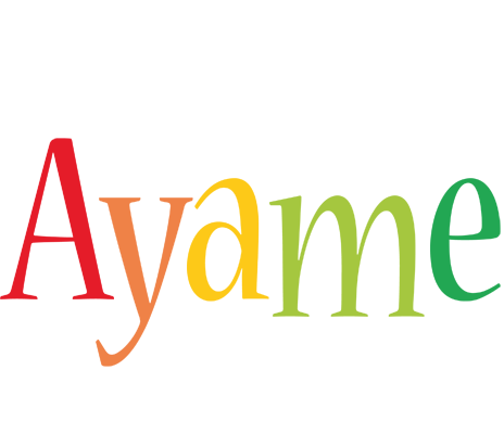 Ayame birthday logo