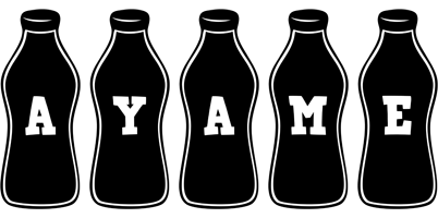 Ayame bottle logo