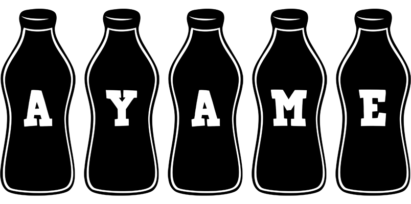 Ayame bottle logo