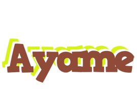 Ayame caffeebar logo