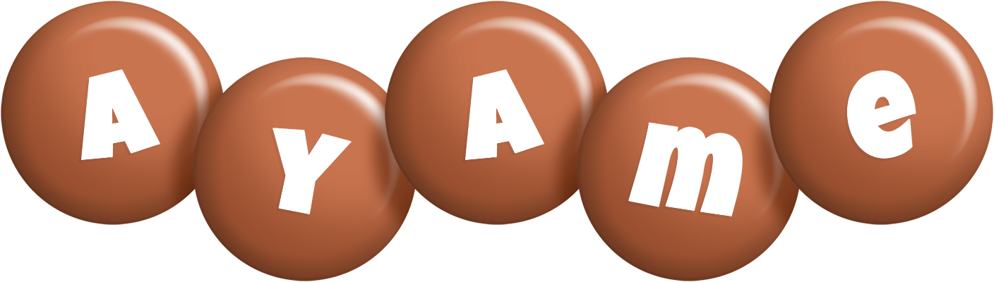 Ayame candy-brown logo