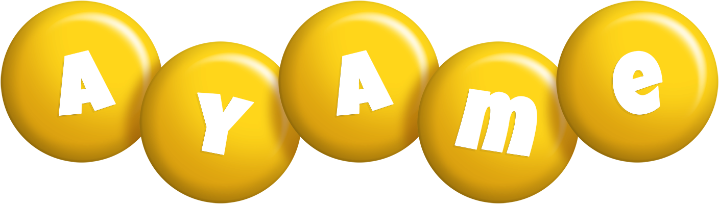 Ayame candy-yellow logo
