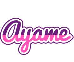 Ayame cheerful logo