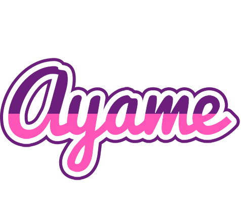 Ayame cheerful logo