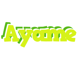 Ayame citrus logo