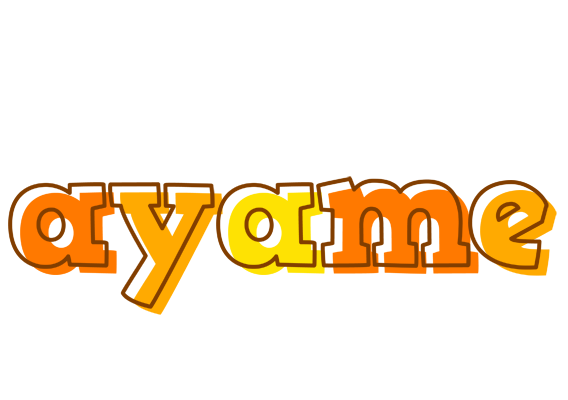 Ayame desert logo