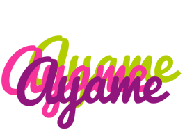 Ayame flowers logo