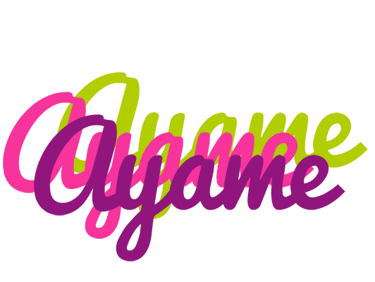 Ayame flowers logo
