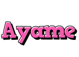 Ayame girlish logo