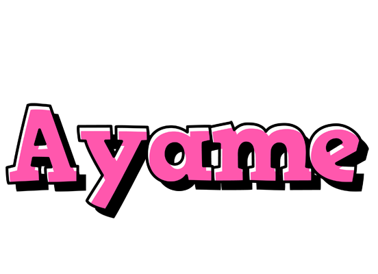 Ayame girlish logo