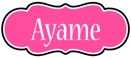 Ayame invitation logo