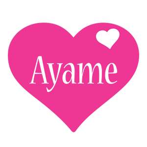 Ayame love-heart logo