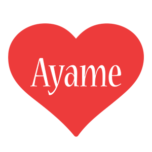 Ayame love logo