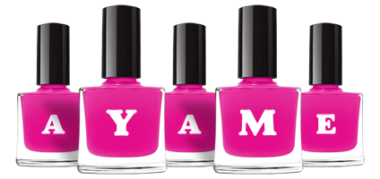 Ayame nails logo