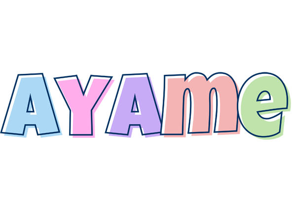 Ayame pastel logo
