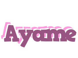 Ayame relaxing logo