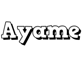 Ayame snowing logo