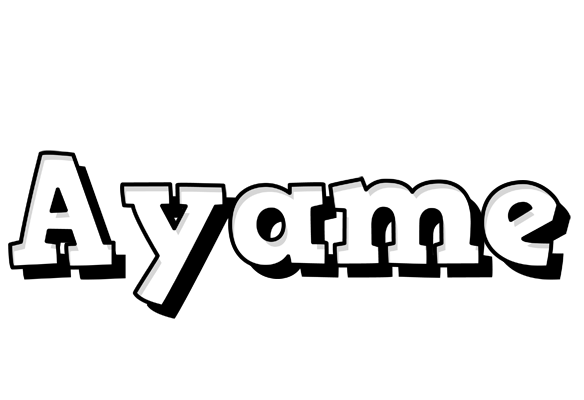 Ayame snowing logo