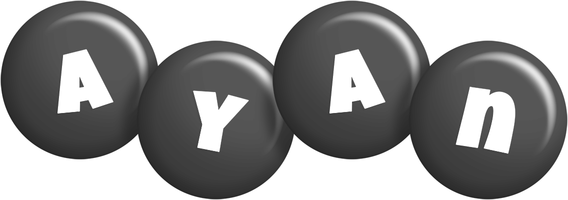Ayan candy-black logo