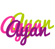 Ayan flowers logo