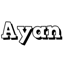 Ayan snowing logo