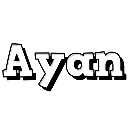 Ayan snowing logo