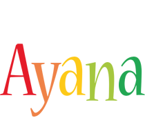 Ayana birthday logo