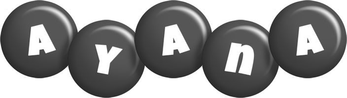 Ayana candy-black logo