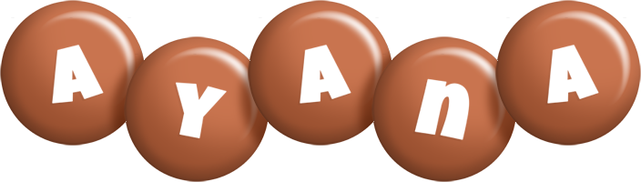 Ayana candy-brown logo