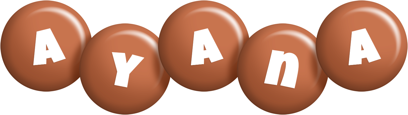 Ayana candy-brown logo