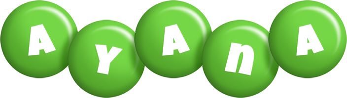 Ayana candy-green logo