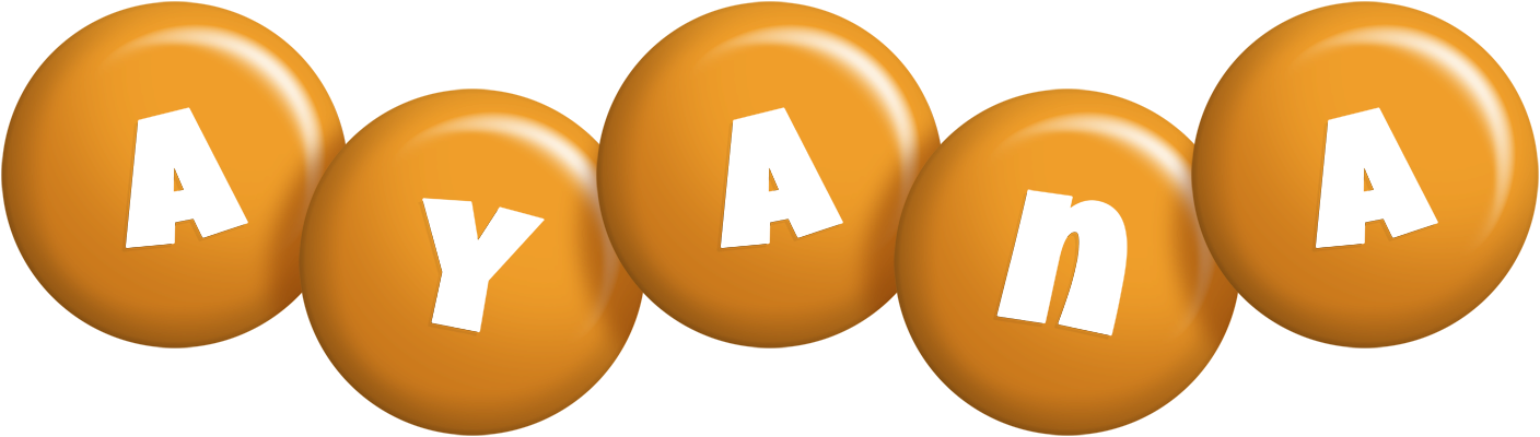 Ayana candy-orange logo