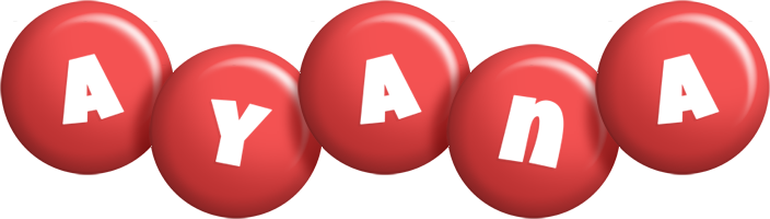 Ayana candy-red logo