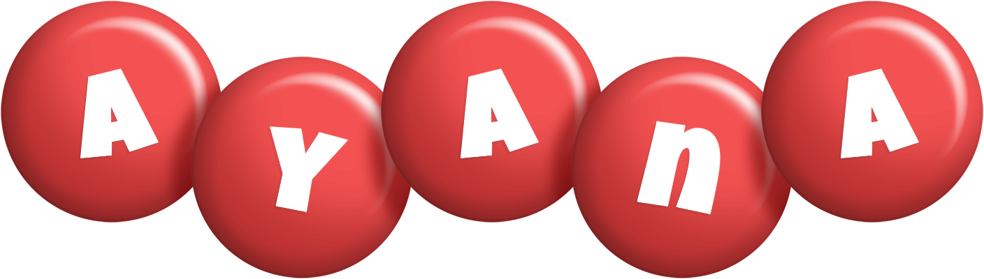 Ayana candy-red logo