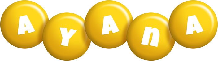 Ayana candy-yellow logo