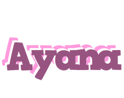 Ayana relaxing logo