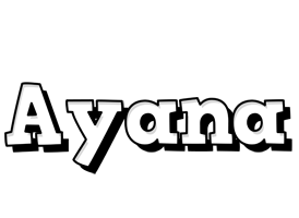 Ayana snowing logo