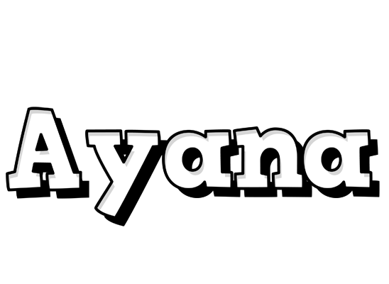 Ayana snowing logo