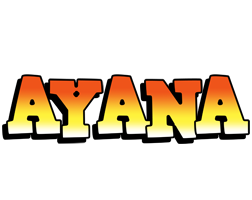 Ayana sunset logo