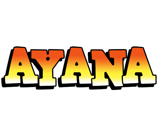 Ayana sunset logo