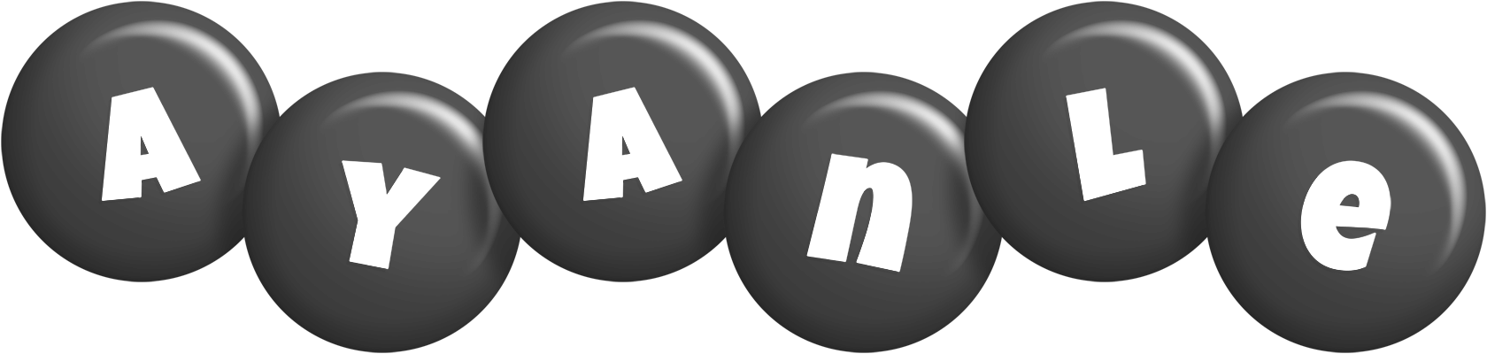 Ayanle candy-black logo