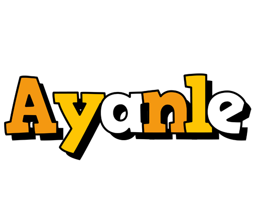 Ayanle cartoon logo