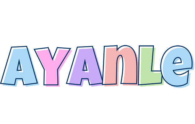 Ayanle pastel logo