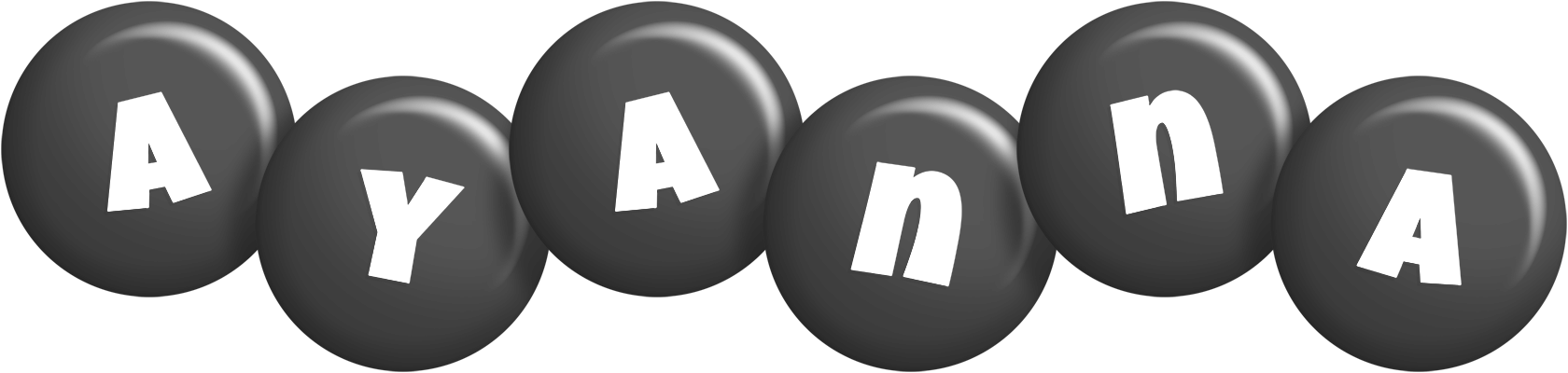 Ayanna candy-black logo