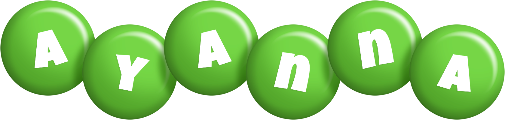 Ayanna candy-green logo