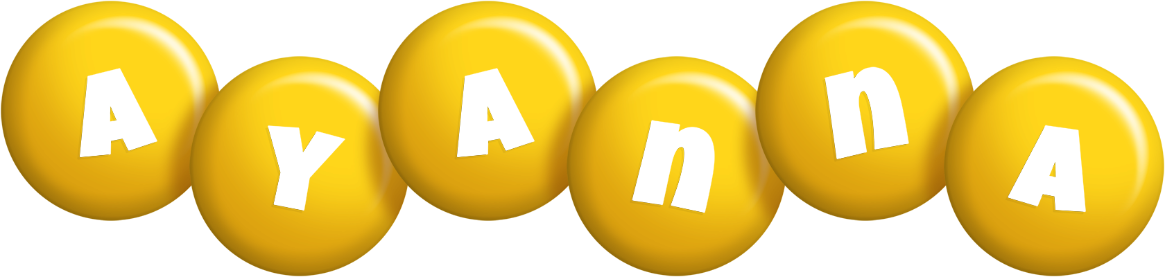 Ayanna candy-yellow logo