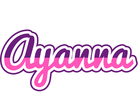 Ayanna cheerful logo